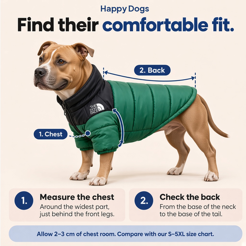 Warm Puffer Coat for your Best Friend