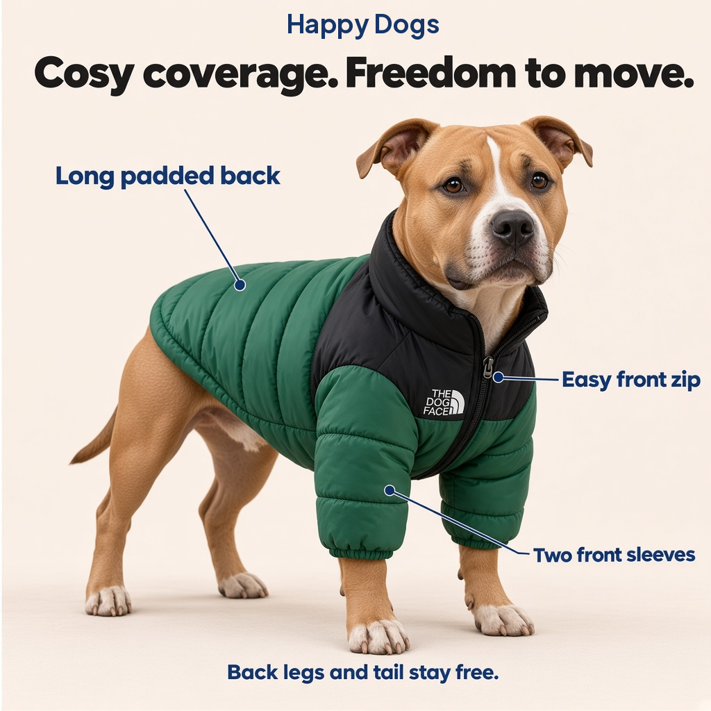 Warm Puffer Coat for your Best Friend