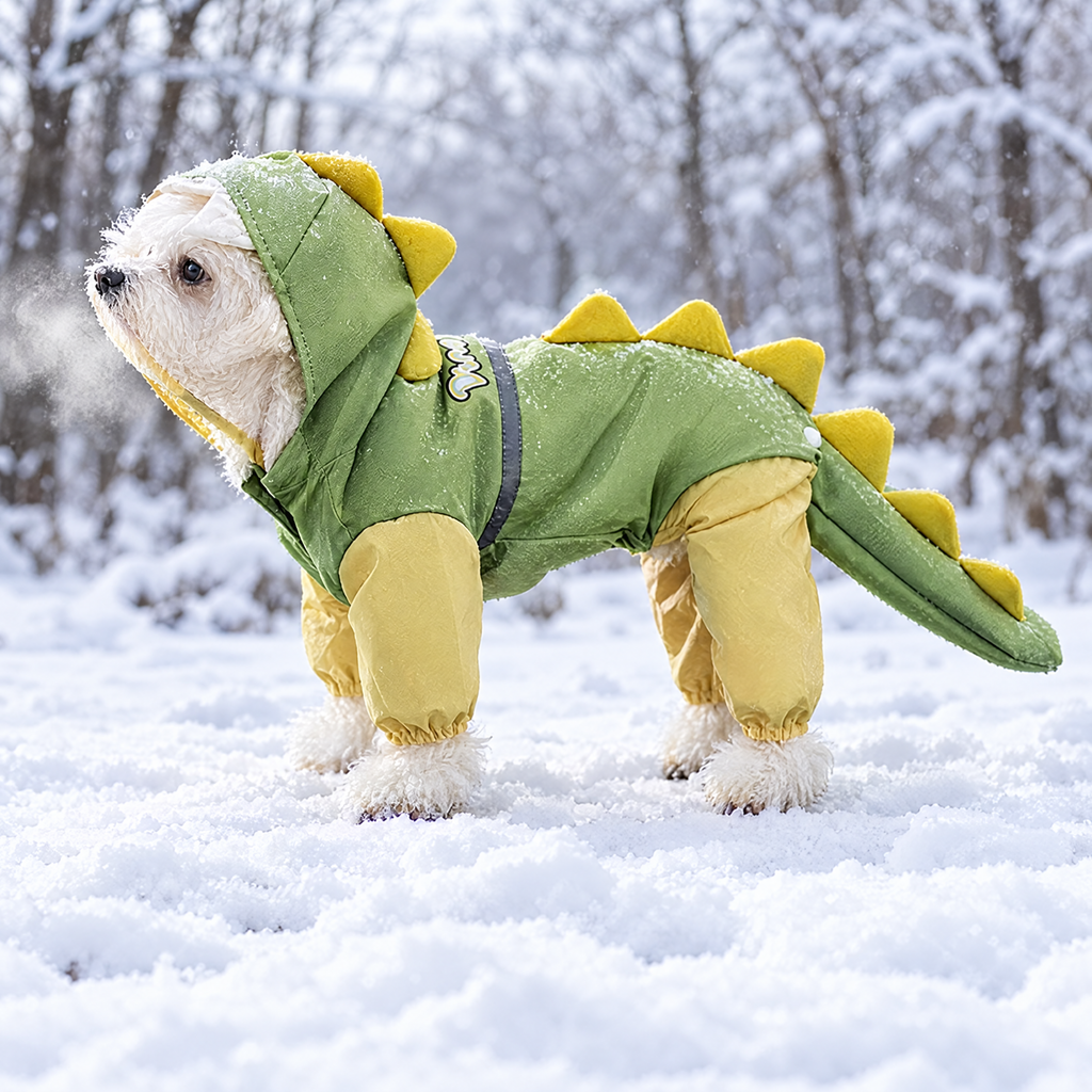Waterproof Fully detachable coat for small dogs